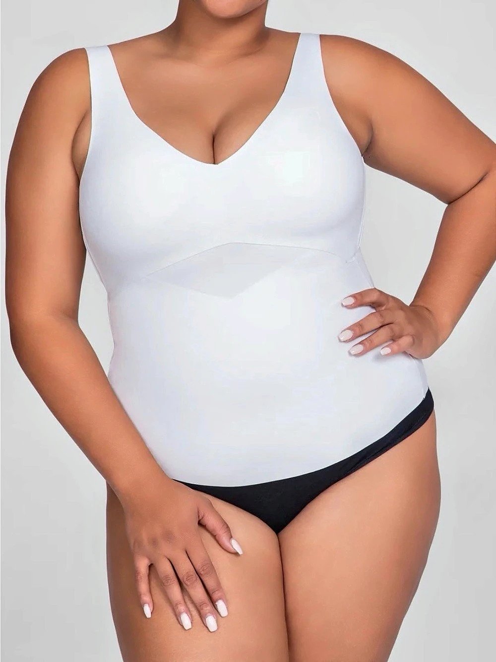 Honeylove Liftwear Tank White 1X